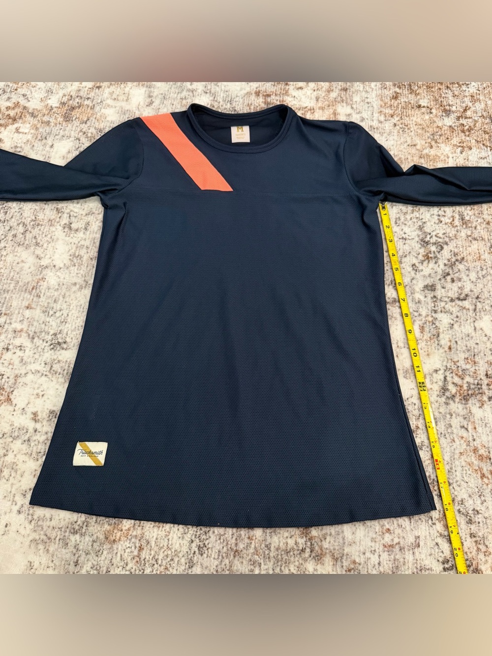 Tracksmith, Van Cortlandt Running Set, Shirt Shorts Coral Blue | W S / M - Picture 6 of 12